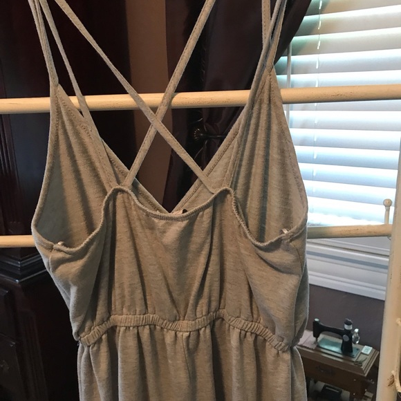 Paper Crane Pants & Jumpsuits Gray Romper Poshmark